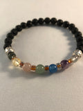 Lava and Chakra Gemstones for Essential Oils